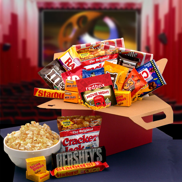Movie Night Care Package | Ultimate Snacks Gift Box for Film Fans