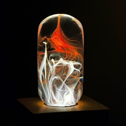 Handcrafted Resin LED Bulb – Unique Artistic Light