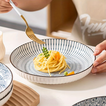 Versatile Ceramic Plate Perfect for Home or Restaurant Use