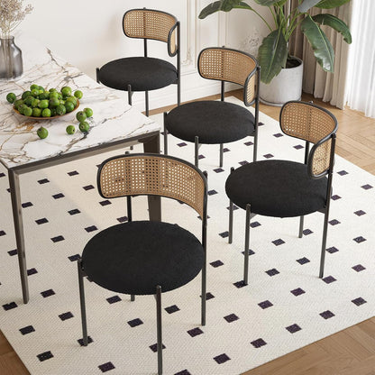 Kitchen Chairs Set of 4, Mid-Century Modern Dining Chairs,Kitchen