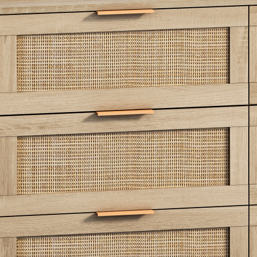 Drawers Rattan Storage Cabinet Rattan Drawer,for Bedroom,Living