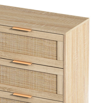 Drawers Rattan Storage Cabinet Rattan Drawer,for Bedroom,Living