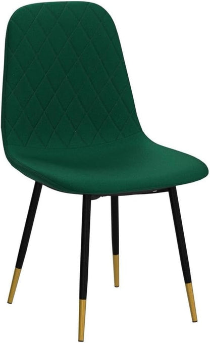 Velvet Dining Chairs Kitchen Plain Color Chair Upholstered Side Stools