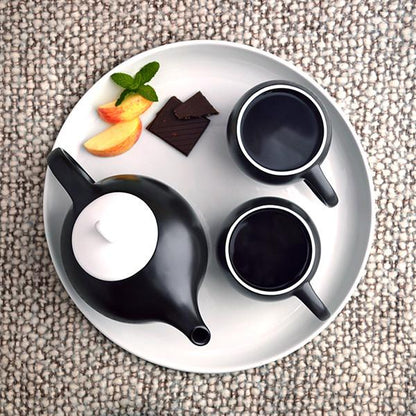 EVA 3-piece teaset - Black Matte