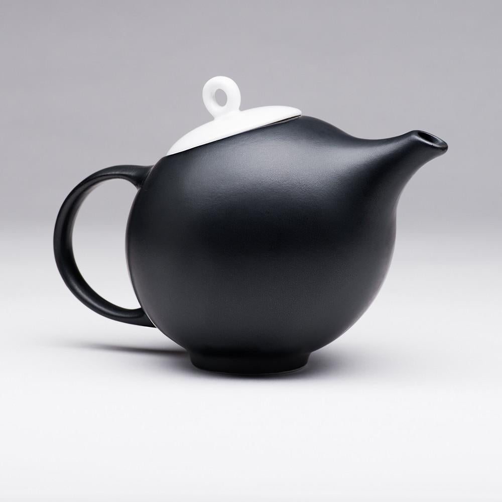 EVA 6-piece tea set - Black matte