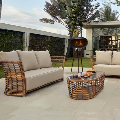 Tripod Indoor + Outdoor Ethanol Fireplace