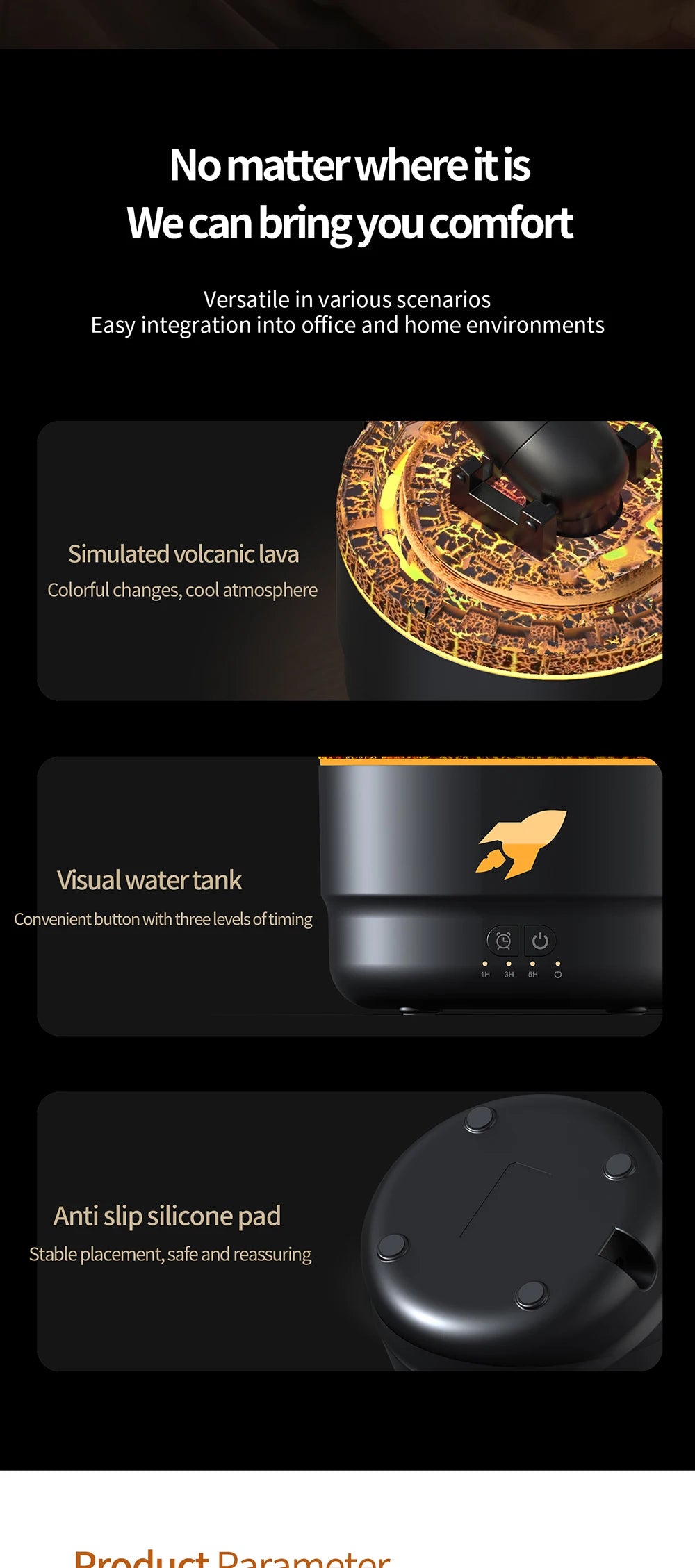 Simulated Artillery Fire Essential Oil Diffuser Aromatherapy Air Humidifier Home Room Small Fragrance Aroma Humidifier Diffuser