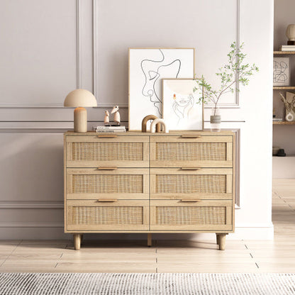 Drawers Rattan Storage Cabinet Rattan Drawer,for Bedroom,Living