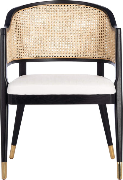 Couture Home Collection Rogue Black/Natural Rattan Living Room Dining