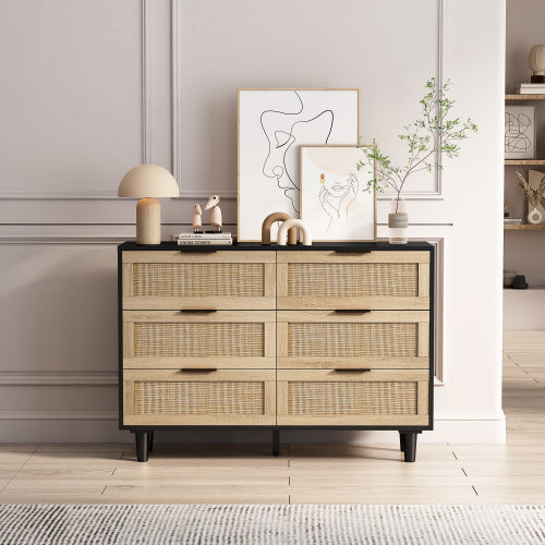 Drawers Rattan Storage Cabinet Rattan Drawer,for Bedroom,Living