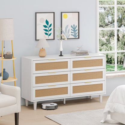 Drawers Rattan Storage Cabinet Rattan Drawer,for Bedroom,Living