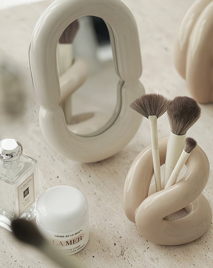 Nordic Style Ceramic Foundation Brushes Holders